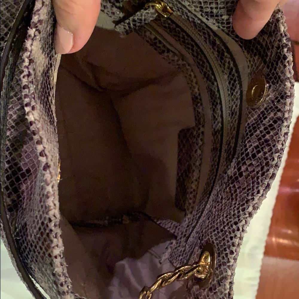 Michael Kors Python Leather Small Tote - image 3